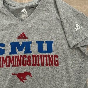 Adidas Gray SMU Swim Top